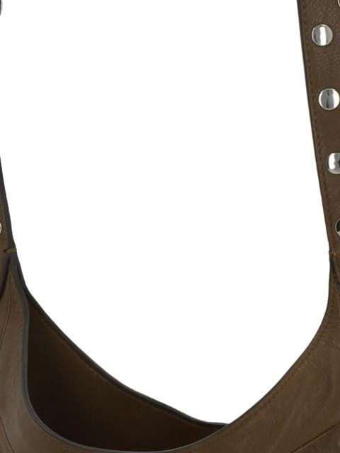 Valentino Garavani small logo-plaque shoulder bag - Green