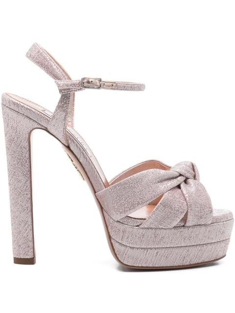 Aquazzura Nina platform sandals - Pink - zdjęcie produktu nr 1