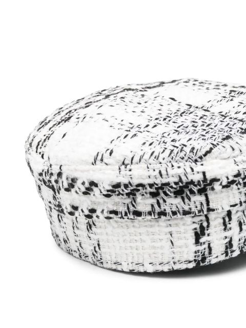 Ruslan Baginskiy bouclé baker boy cap - White - zdjęcie produktu nr 2