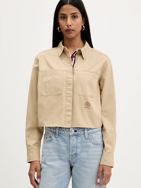 Tommy Jeans koszula damska bawełniana - zdjęcie produktu nr 1