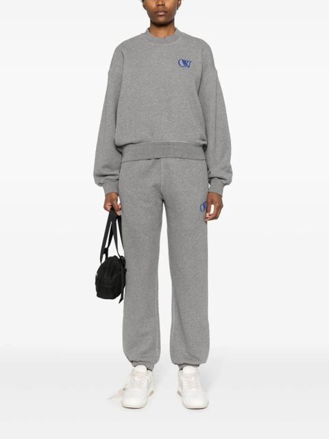 Off-White logo-embroidered track pants - Grey - zdjęcie produktu nr 2