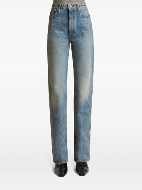 KHAITE Danielle straight-leg jeans - Blue