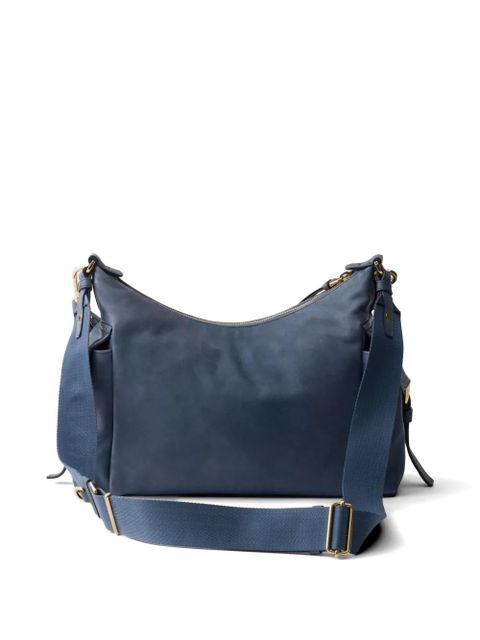 Prada Explore large nappa leather bag - Blue - zdjęcie produktu nr 2