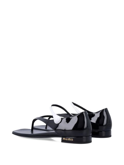 Miu Miu Mary Jane sandals - Black