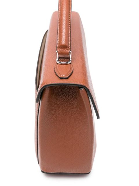 TOTEME grained-leather tote bag - Brown