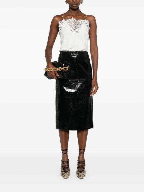 Ferragamo silk top - White