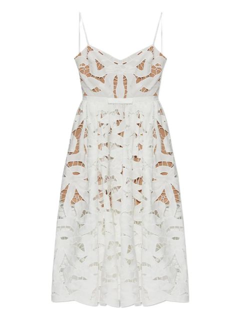 Self-Portrait bow-detail dress - White - zdjęcie produktu nr 1