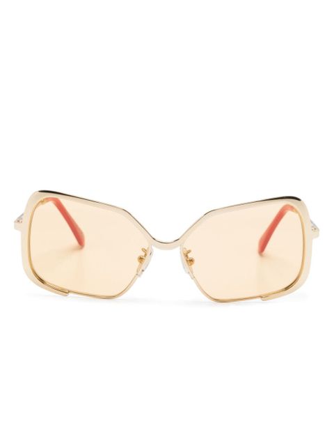 Marni Eyewear Unila square-frame sunglasses - Gold - zdjęcie produktu nr 1