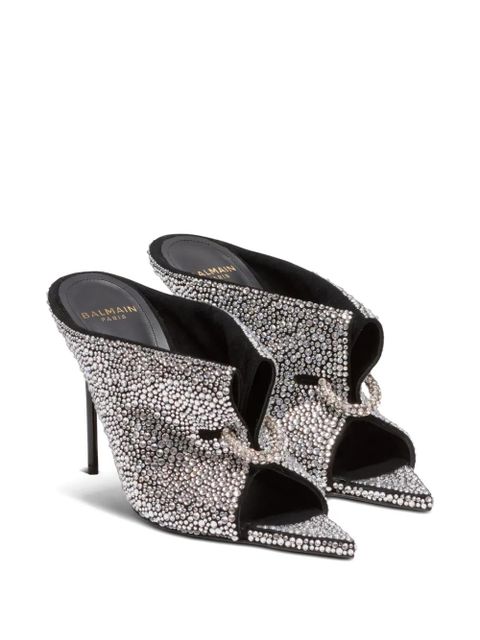 Balmain 95mm pointed-toe pumps - Grey - zdjęcie produktu nr 2