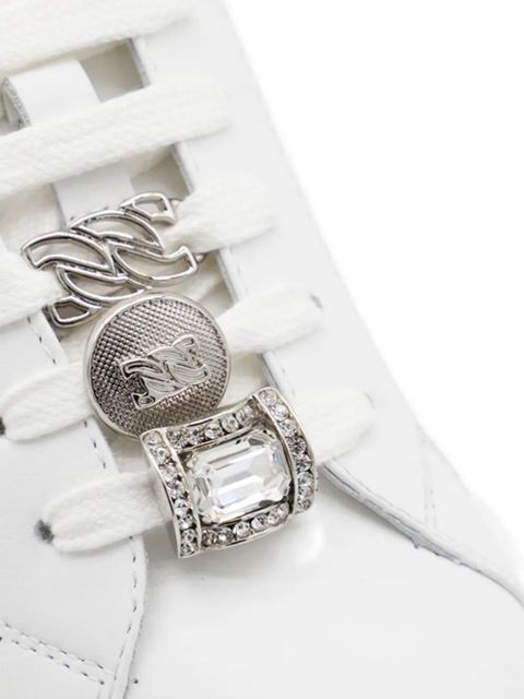 Casadei platform lace-up sneakers - White