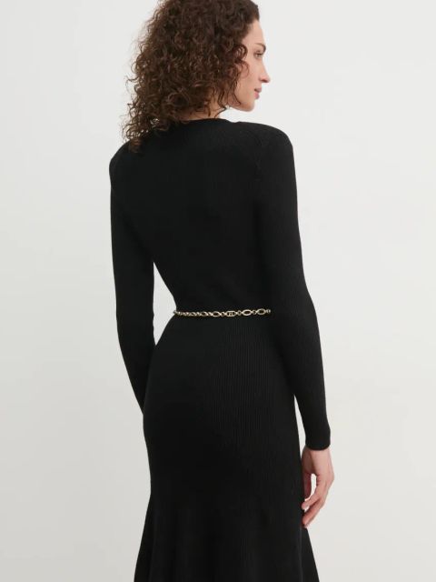 Marciano Guess sukienka ARTEMISIA kolor czarny mini rozkloszowana 5RGK03 5613Z