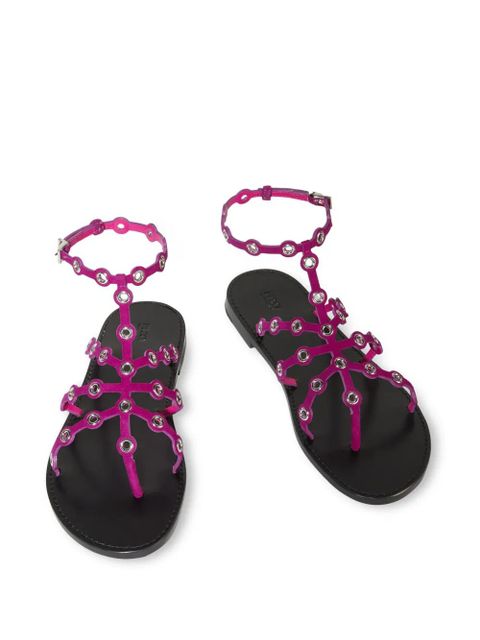 PUCCI Emilio flat sandals - Pink