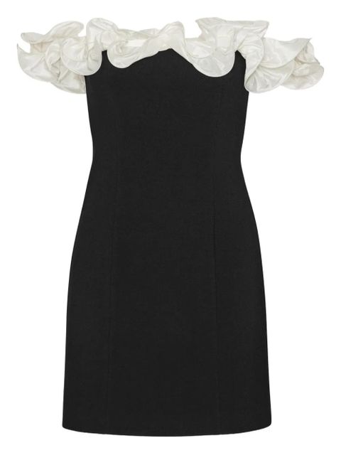 ROTATE BIRGER CHRISTENSEN ruffle mini dress - Black - zdjęcie produktu nr 1