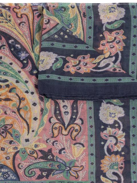 ETRO paisley scarf - Blue