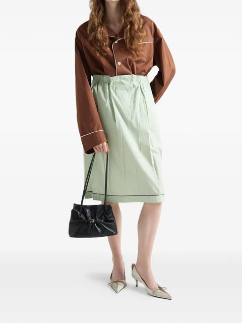 Prada long-sleeve pocket shirt - Brown