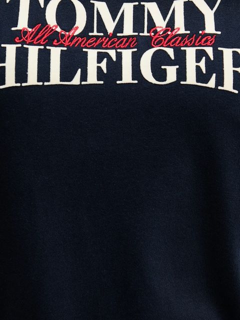Tommy Hilfiger t-shirt bawełniany damski kolor granatowy WW0WW47884