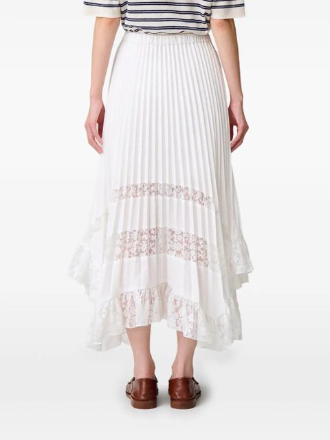 Claudie Pierlot drawstring midi skirt - White