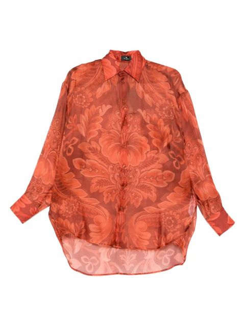 ETRO floral-print shirt - Red - zdjęcie produktu nr 1