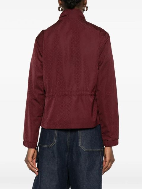 Casablanca monogram zip jacket - Red