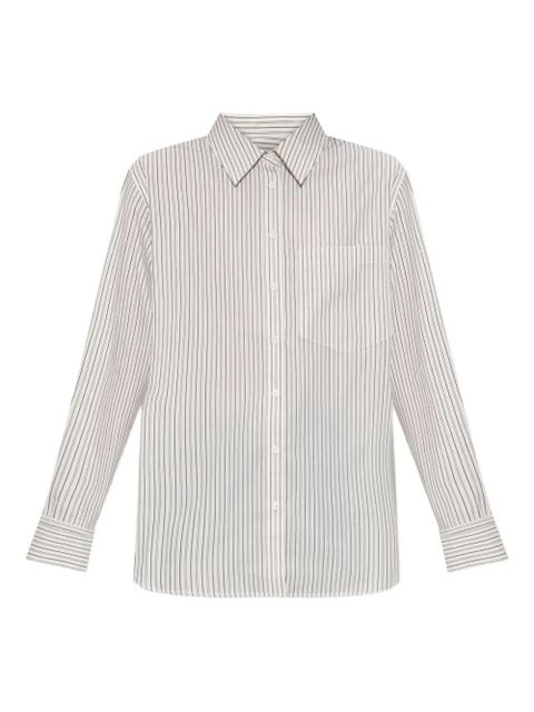 Zadig&Voltaire striped pin-cuff shirt - Neutrals - zdjęcie produktu nr 1