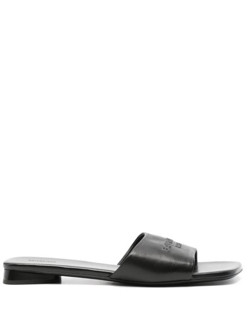 Balenciaga Duty Free leather sandals - Black - zdjęcie produktu nr 1