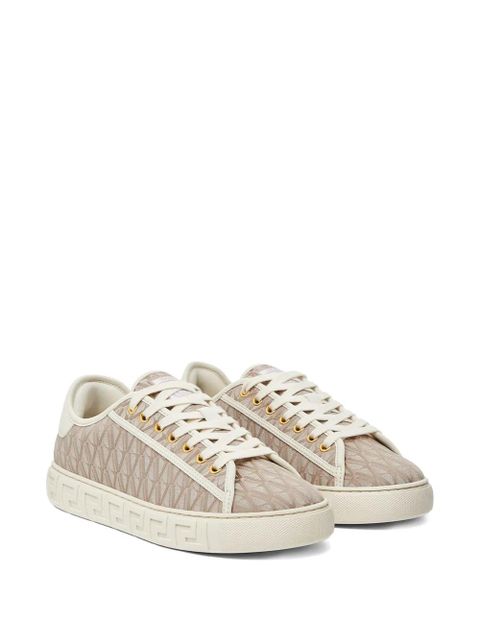 Versace Greca-pattern sneakers - Neutrals - zdjęcie produktu nr 2