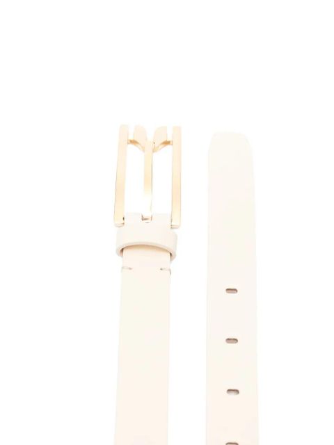 Victoria Beckham bar buckle belt - Neutrals