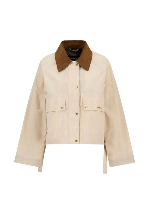 Barbour Medland corduroy-collar jacket - Neutrals - zdjęcie produktu nr 1