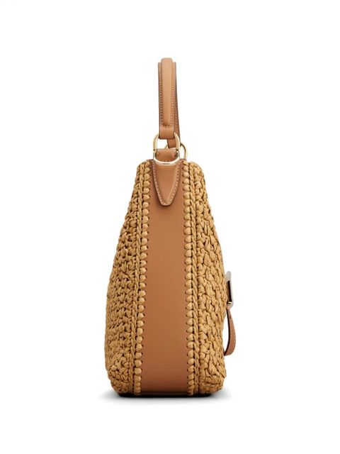 Tod's logo-appliqué tote bag - Neutrals