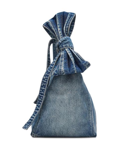 Marc Jacobs The Bow Denim Sack bag - Blue