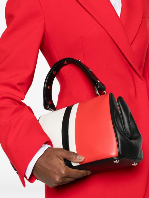 Prada studded-detail tote bag - Red