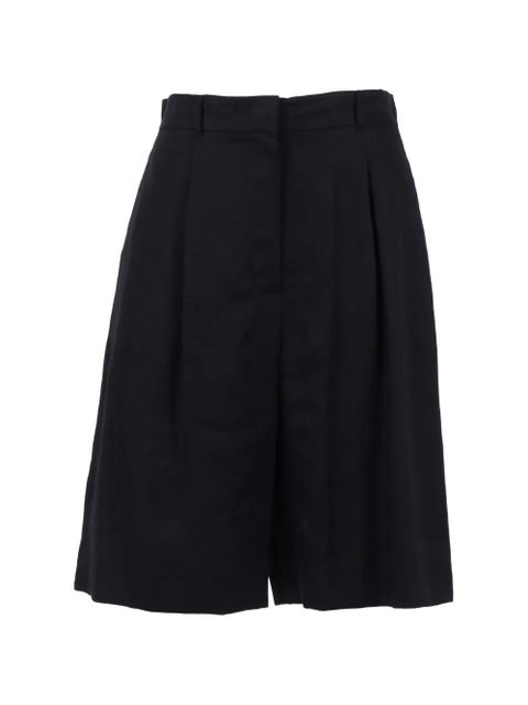 Max Mara pleated caravan shorts - Black - zdjęcie produktu nr 1