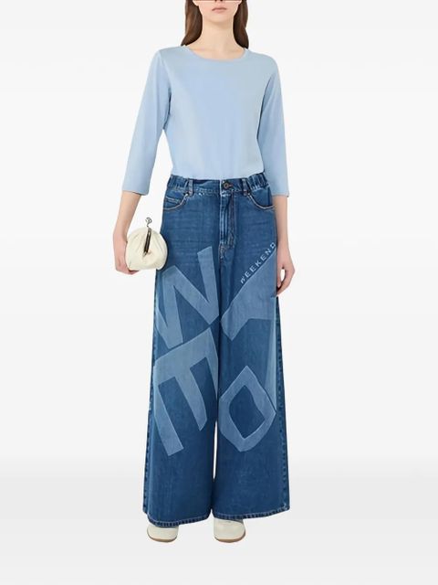 Weekend Max Mara round-neck T-shirt - Blue - zdjęcie produktu nr 2