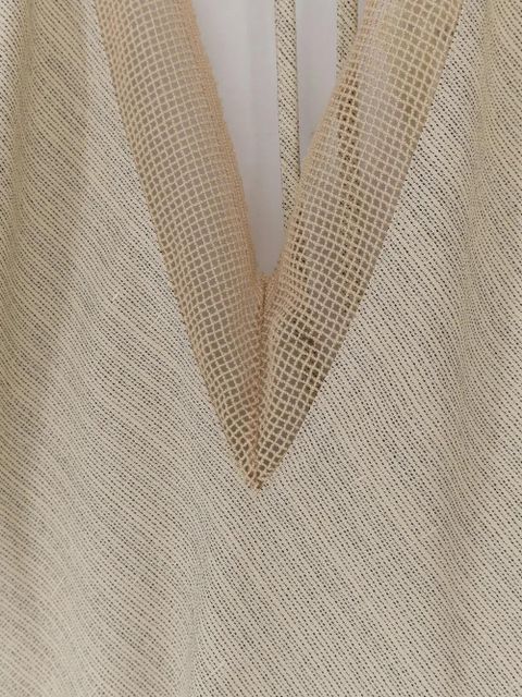 Alysi V-neck top - Gold