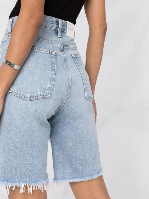 AGOLDE high-rise knee-length jeans - Blue