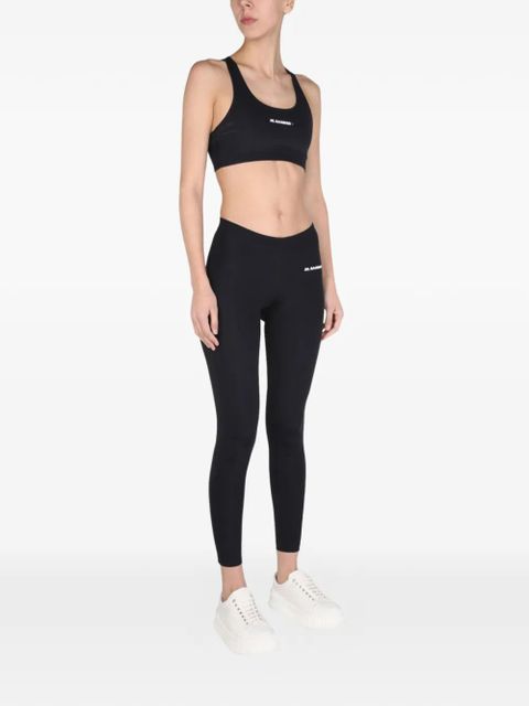 Jil Sander logo-print leggings - Black - zdjęcie produktu nr 2