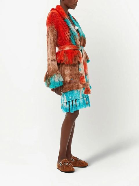 Alanui California Dreaming tie-dye cardigan - Orange