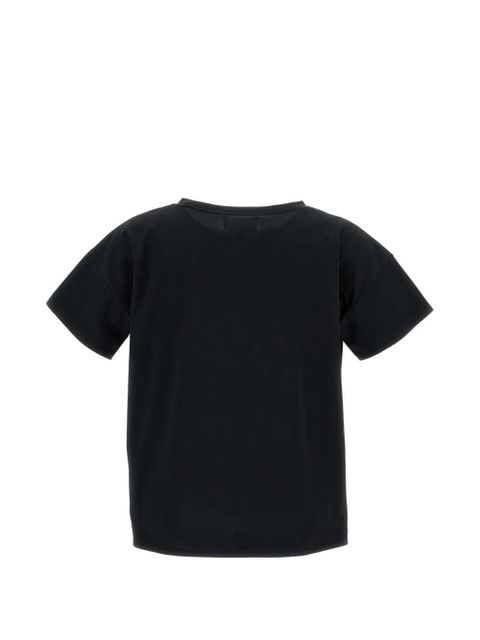 LouLou de Saison embroidered logo T-shirt - Black - zdjęcie produktu nr 2