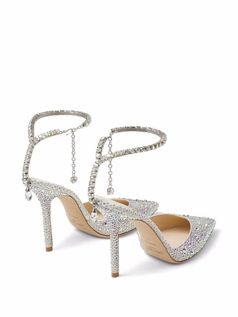 Jimmy Choo Saeda 100mm pumps - White