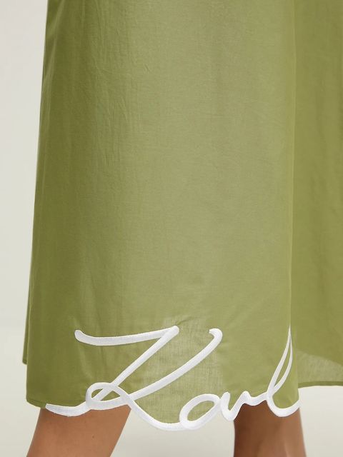 Karl Lagerfeld sukienka bawełniana