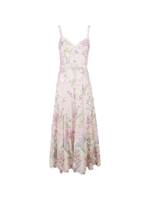 Charo Ruiz Ibiza floral-print belted dress - Pink - zdjęcie produktu nr 1