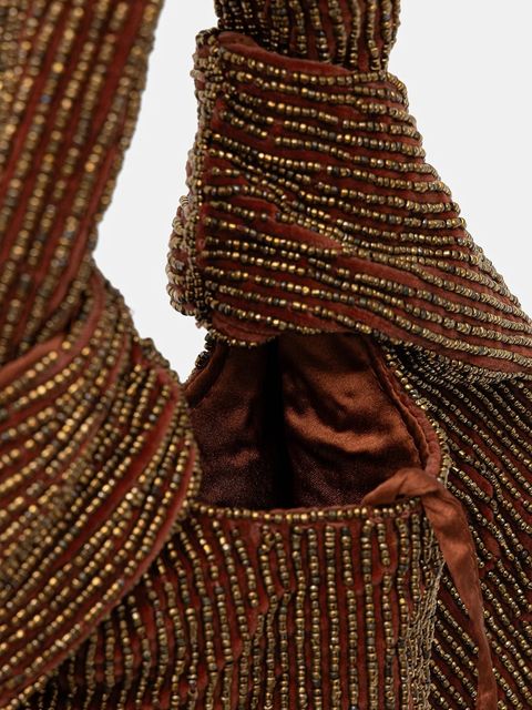 Hoss Intropia torebka bawełniana kolor brązowy 2052040