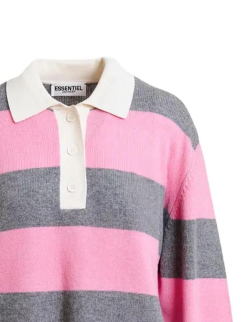 Essentiel Antwerp Jezebel polo top - Pink - zdjęcie produktu nr 2