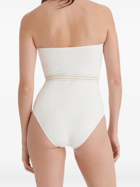 ERES Pétillant strapless swimsuit - White