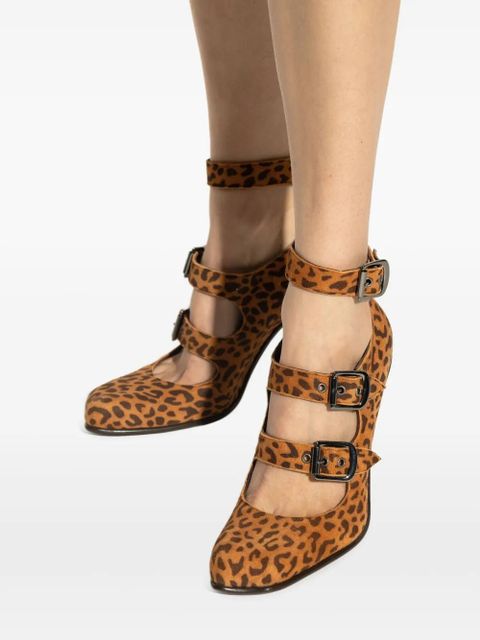 Vivienne Westwood 90mm leopard-print pumps - Brown