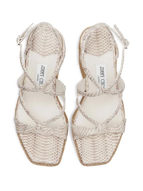 Jimmy Choo 110mm Ayla sandals - Neutrals