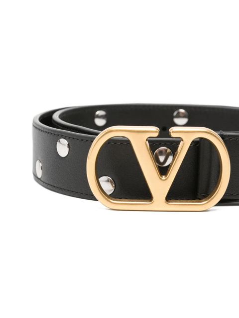 Valentino Garavani VLogo Signature belt - Black