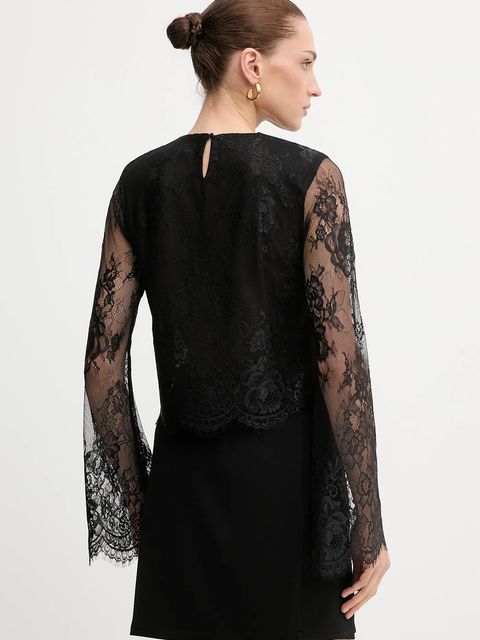 Bardot bluzka damska kolor czarny gładka 60127TB - zdjęcie produktu nr 2