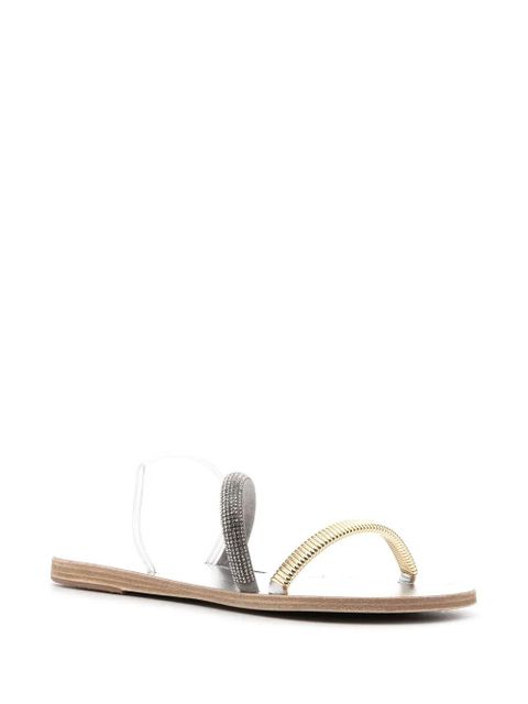 Ancient Greek Sandals open-toe flat sandals - Silver - zdjęcie produktu nr 2