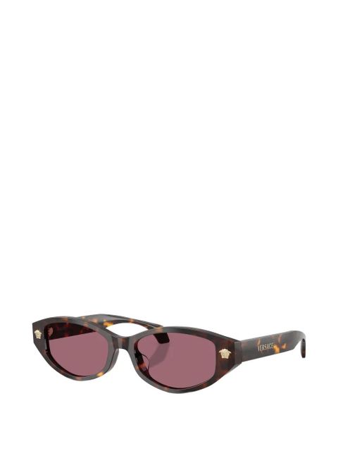 Versace Eyewear cat-eye sunglasses - Brown - zdjęcie produktu nr 2